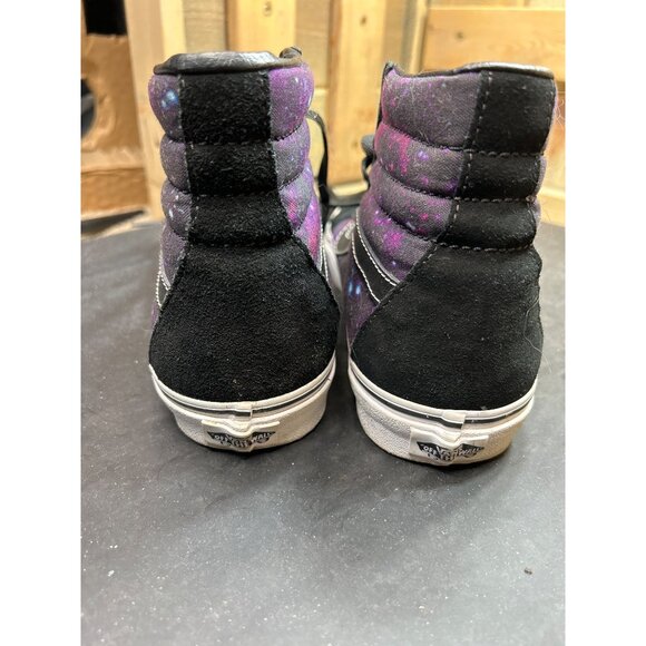 Vans Cosmic Galaxy Print Sk8-Hi Sneakers Mens 9 Womens 10.5 Black/Purple - Picture 7 of 10